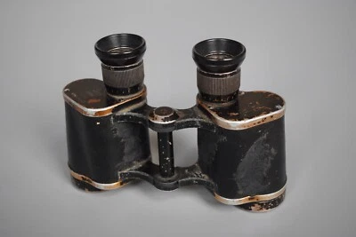 WWII WW2 Original German 6x30 Dienstglas Binoculars Equipment E. Leitz Wetzlar - Image 1 of 4