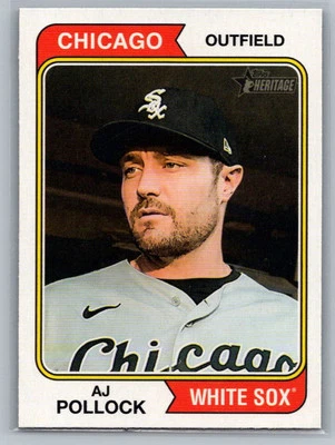 2023 Topps Heritage AJ Pollock Chicago White Sox #484 - Image 1 of 2
