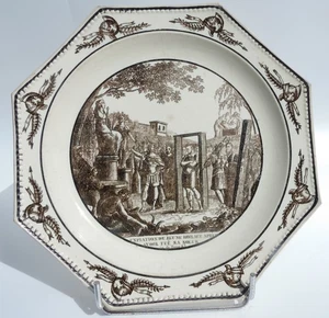 ✅ Alte Steingutteller aus Montereau Manufaktur Anfang 19. Jh. 1820 - Bild 1 von 8