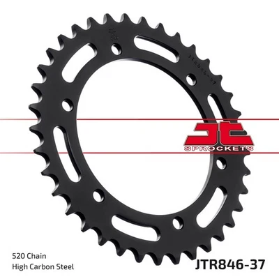 JT Rear Sprocket 37/520 Pitch :520 Teeth :37 J For Yamaha SRX 600 H 1986-1989 - Изображение 1 из 4