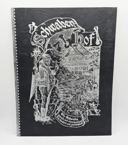 Rare 1940s War Time SCHWABEN HOF Restaurant Menu & Placemat Detroit Cincinnati - Picture 1 of 7