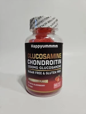 Жевательные резинки с глюкозамином хондроитином 1500 мг, с МСМ, бузина 90 шт. BB 9/26 - Изображение 1 из 4