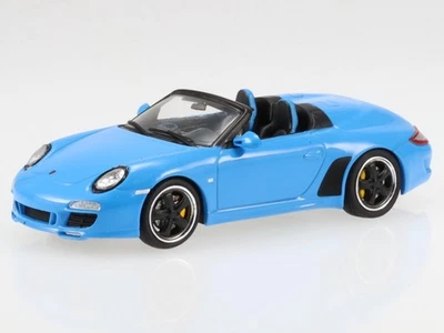 Porsche 911 997 Speedster azul 2010 carro modelo fundido Atlas 1:43 - Imagem 1 de 4