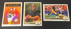 ROD WOODSON PITTSBURGH STEELERS 1991 UPPER DECK Team Checklist #98+ 2 Free Cards - Picture 1 of 1
