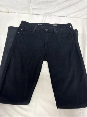 Adriano Goldschmied The Legging Super Skinny Fit Stretch Corduroy Black USA 27R - Image 1 of 4