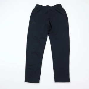 Under Armor Athletic Pants Mens Medium Black Coldgear Pockets Elastic Waist - Picture 1 of 10