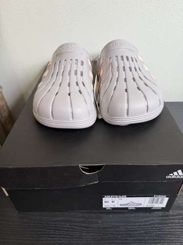 Zoccoli Adidas Adilette viola donna taglia 11 uomo 10