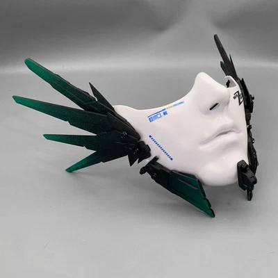 Cyberpunk Half Face Mask Technology Functional Creative Prop Red Halloween Gift - Image 1 of 4