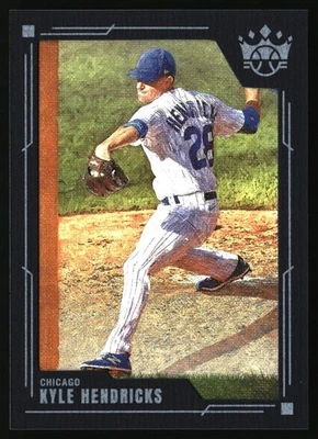 2022 Panini Diamond Kings - Kyle Hendricks Blue Frame #28 - Image 1 of 2