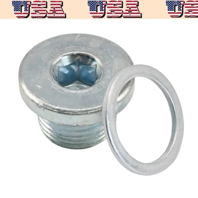 Engine Oil Drain Plug & Washer Set For 2017 Porsche 718 Cayman 90021902031 — 第 1/4 张图片