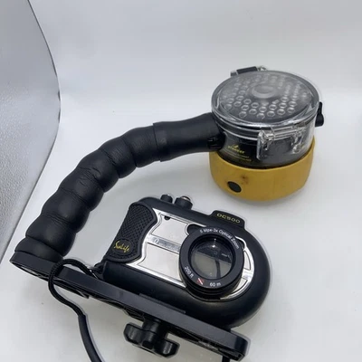 Carcasa de cámara digital submarina SeaLife DC500 ReefMaster estuche de lente ancha usado en excelente estado Foto 1 de 4