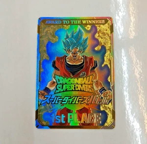 Son Goku Dragon Ball Super Divers Battle 1st Place Promo Holo M/NM Japanese Card - Picture 1 of 6
