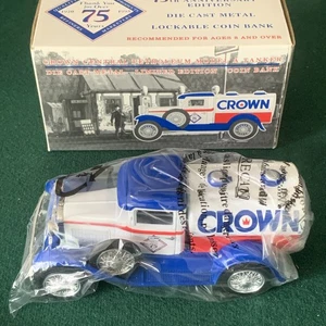 1992 Liberty Classics FORD Model A CROWN Tanker Truck Bank, Spec Cast, Vintage - Picture 1 of 15