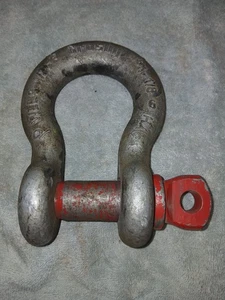 CROSBY WLL 9 1/2 TON GRILLO 1 1/8" PERNO A VITE BELLO USA 5YH perno marcato D8CGHS6 - Foto 1 di 8