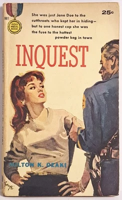 Inquest | Milton K. Ozaki ~ Gold Medal PB 1960 Sleaze GGA - Image 1 of 4