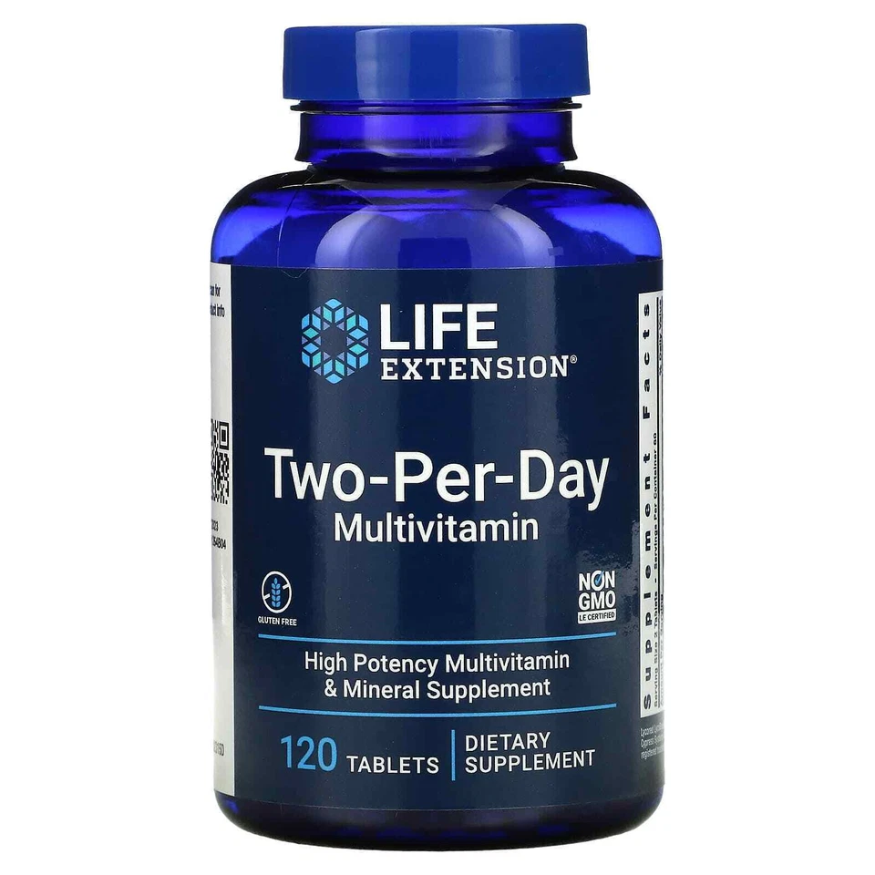 Life Extension Two Per Day 120 Tabletten Nahrungsergänzungsmittel