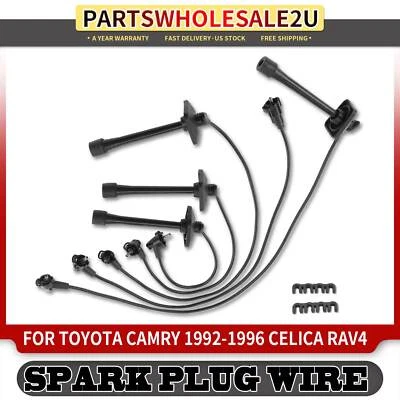 Juego de cables de bujía para Toyota Camry 1992-1996 RAV4 1996 Celica 93-99 MR2 92-95 Foto 1 de 4