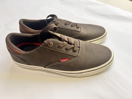 VANS Scarpe stringate slip on Levis Strauss flat van stile marrone uomo 9 comfort tennishoe
