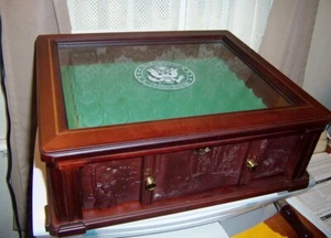 Vitrina Danbury Mint US Quarters buen estado sin llave Danbury caja como nueva - Imagen 1 de 5