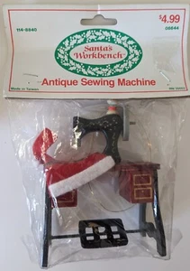 Vtg Sewing Machine Ornament Vintage-style Santa Suit New In Package Taiwan NOS - Picture 1 of 4