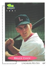 1991 Classic Best Bruce Chick 13 Minor League Lynchburg Red Sox MLB Red Sox