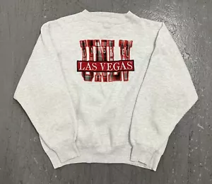 Vintage 90s UNLV Running Rebels Logo 7 Gray Crewneck Sweatshirt Mens Size Large - Bild 1 von 8