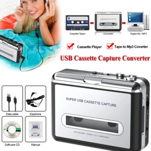 Cassette Player-Cassette Tape to MP3 CD Converter- Powered by Battery or USB - Picture 1 of 13