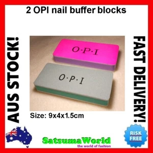 NAIL BUFFER SHINER 2x BLOCK BLOCKS MANICURE POLISH Professional FILES - Picture 1 of 3