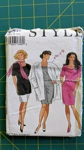 Style Pattern 2249 Jacket, Dress, Top, Skirt Size 18-28 Vtg. 1992 Uncut - Picture 1 of 2