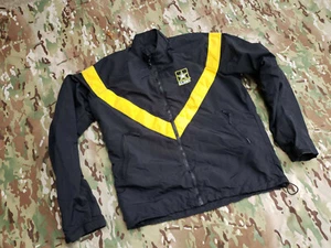 πΊπΈ US Army Reflective Black APFU IPFU PT Workout Jacket Uniform X-LONG πΊπΈ - Picture 1 of 10