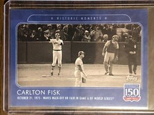 2019 Topps 150 Years of Baseball #20 Carlton Fisk Boston Red Sox