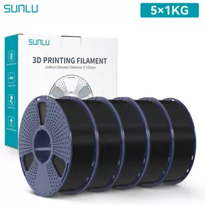 SUNLU 5PCS ASA PVB PLAPLUS PLA+2.0 PLA Glow Matte META PETG TPU SILK Filament - Bild 1 von 156