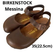 Birkenstock Messina Strap Sandals Leather Brown Flat sandals Messina JAPAN