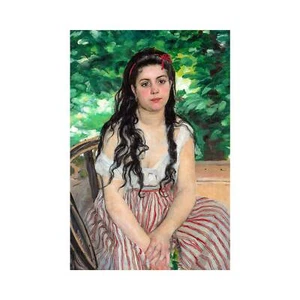 Renoir, In Summer, 1868, 100% Cotton Art Paper, 16" x 24" - Picture 1 of 10