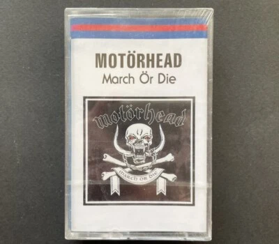 MOTORHEAD-MARCH OR DIE 1992 KOREA CBS FIRST PRESS CASSETTES FACTORY SEALED - Image 1 of 3