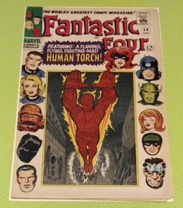 FANTASTIC FOUR #54 1966 MARVEL 3° APP DI BLACK PANTHER - Foto 1 di 17