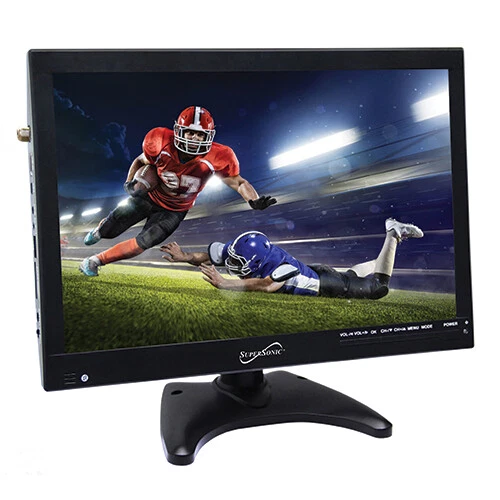 SuperSonic 14" Portable LED TV, W/ USB, SD, HDMI / AC/DC/ Rechargeable Battery - Image 1 of 4
