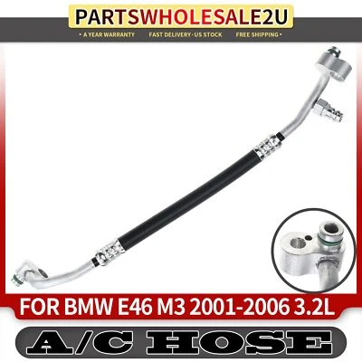 A/C 软管放电线适用于宝马 E46 M3 2001 - 2006 3.2L 压缩机到冷凝器 — 第 1/4 张图片