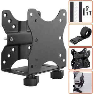 Thin Client PC CPU Holder Computer Case Mini Mount VESA Home Office 11 Lbs Black - Picture 1 of 6