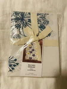NWT West Elm Wild Poppy Sham, Yellow & Blue - Picture 1 of 3