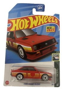 Hot Wheels Ford Escort RS 2000 Retro Racers 4/250 HotWheels Auto giocattolo pressofusa auto - Foto 1 di 1
