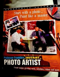 Instant PHOTO Artist -PC Big Box Graphics Software - 1998 Streetwise CD-ROM -New - Picture 1 of 4
