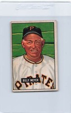 1951 Bowman #272 Billy Meyer Pirates VG *DA-B6465