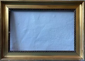 Bilderrahmen Profirahmen Gold Jugendstil Vintage Sichtmaße 58,7 x 37,8 cm Antik - Bild 1 von 12