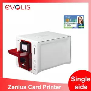 Evolis Zenius Direct-to-card ID Card Printer Single Sided USB Ethernet 300DPI - Picture 1 of 11