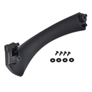 Inner Door Pull Handle Front Rear Left Side For BMW 3 Series E90 E91 04-12 Black - Picture 1 of 9