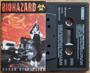 BIOHAZARD - URBAN DISCIPLINE (ROADRUNNER RR91124) 1992 EUROPE CASSETTE TAPE - Picture 1 of 3