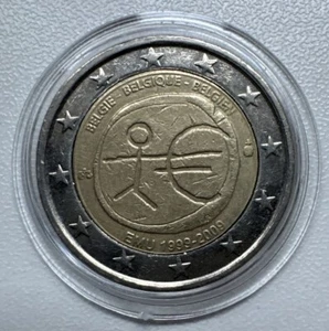 2 Euro Gedenkmünzen EMU Belgien 2009 - Bild 1 von 2