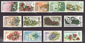1972 Falkland Islands Sc #210-22 Wild Flowers - MH postage stamp set Cv$53.25 - Picture 1 of 1