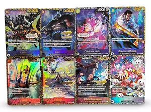 8 Custom TEXTURED Holo One Piece OP TCG Tournament Flagship English Proxy - Picture 1 of 9